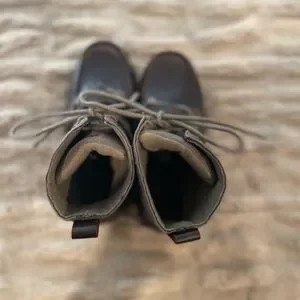 Polo Ralph Lauren Green/Brown Canvas Ranger Combat Lug Sole Boots 4 Polo Ralph Lauren Green Suede Camo Canvas Ranger Boots US  main image 4